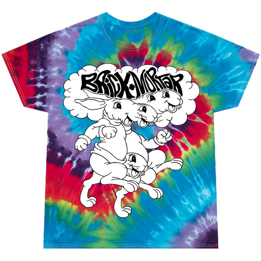 Brick + Mortar Trippy Bunny Tie-Dye Tee