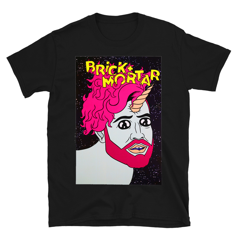 Brick + Mortar Johnicorn Black Tee