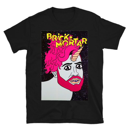 Brick + Mortar Johnicorn Black Tee